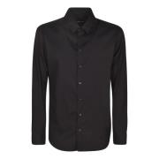 Giorgio Armani Casual Shirts Black, Herr