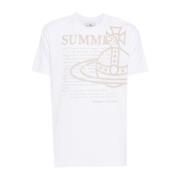 Vivienne Westwood Sommarklassiska Vita T-shirts och Polos White, Dam