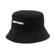 Marine Serre Hats Black, Herr