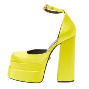 Versace Pre-owned Pre-owned Satin klackskor Yellow, Dam