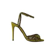 Aquazzura Pre-owned Pre-owned Mocka klackskor Yellow, Dam