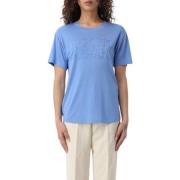 Emporio Armani Stiliga T-shirts och Polos Blue, Dam