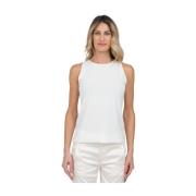 Max Mara Sleeveless Tops White, Dam