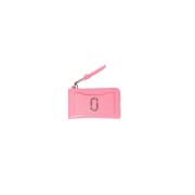 Marc Jacobs Rosa läderplånbok med polyuretanbeläggning Pink, Dam