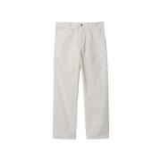 Carhartt Wip Slim-fit Jeans White, Herr