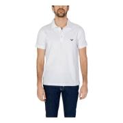 Emporio Armani Polo Shirts White, Herr