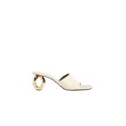 JW Anderson Kedjehäl Sandal med Keti Detalj Beige, Dam