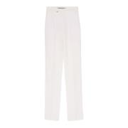 Jacquemus Trousers White, Dam