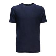 Hannes Roether Blå Filo Scozia T-shirt Blue, Herr