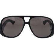 Saint Laurent Snygga Solglasögon för Män och Kvinnor Black, Dam