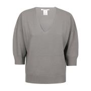 Kangra V-neck Knitwear Gray, Dam