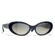 Chanel Sunglasses Blue, Unisex
