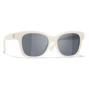 Chanel Sunglasses White, Dam