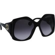 Gucci Ikoniska Gradient Solglasögon för Kvinnor Black, Dam