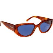Vogue Stiliga solglasögon med enhetliga linser Brown, Dam