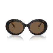 Dolce & Gabbana Oval Design Solglasögon Dg4448 Brown, Dam