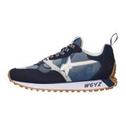 W6Yz Mocka och tekniskt tyg sneakers Loop-Uni. Blue, Unisex