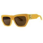 Emmanuelle Khanh Sunglasses Yellow, Dam