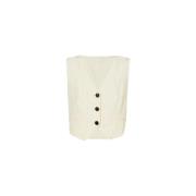 Liu Jo Vests Beige, Dam