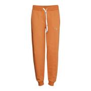 Ball Bränd Orange Sweatpants med Broderade Detaljer Orange, Dam