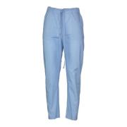 Semicouture Trousers Blue, Dam