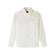 A.p.c. Broderad Basile Overshirt - Vit White, Herr