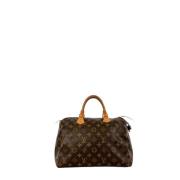 Louis Vuitton Vintage Pre-owned Canvas handvskor Brown, Dam