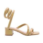 Lola Cruz Högklackade sandaler för kvinnor Yellow, Dam