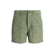 Polo Ralph Lauren SHT Flat Front Byxor Green, Dam