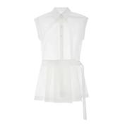 Helmut Lang Shirt Dresses White, Dam