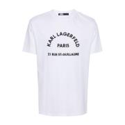 Karl Lagerfeld T-Shirts White, Herr