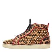 Christian Louboutin Pre-owned Pre-owned Tyg sneakers Multicolor, Herr
