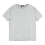 Fabiana Filippi Elegant kortärmad T-shirt Gray, Dam