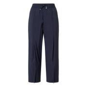Herno Wide Trousers Blue, Dam