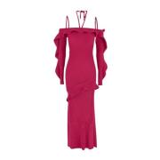 Versace Jeans Couture Maxi Dresses Pink, Dam