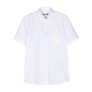 Moschino Short Sleeve Shirts White, Herr