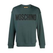 Moschino Sweatshirts Green, Herr