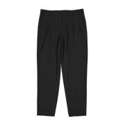 Blanca Vita Straight Trousers Black, Dam