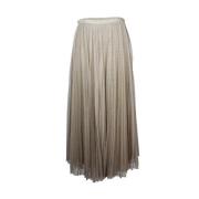 Dior Vintage Pre-owned Silke nederdelar Beige, Dam