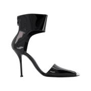 Alexander McQueen High Heel Sandals Black, Dam