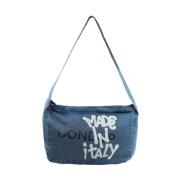 Dondup Shoulder Bags Blue, Dam