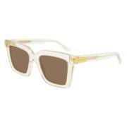 Bottega Veneta Sunglasses White, Dam