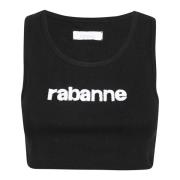 Paco Rabanne T-Shirts Black, Dam