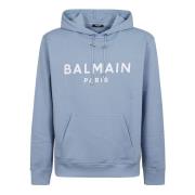 Balmain Sweatshirts Blue, Herr
