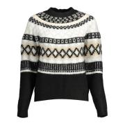 Desigual Round-neck Knitwear Multicolor, Dam