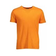 Gant Broderad Ekologisk Bomull T-Shirt Orange, Herr