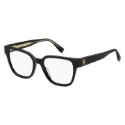 Tommy Hilfiger Black Eyewear Frames TH 2102 Sunglasses Black, Unisex