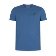 Lyle & Scott Ekologisk Bomull Blå T-Shirt Blue, Herr