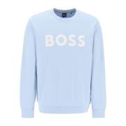 Boss Sweatshirts Blue, Herr