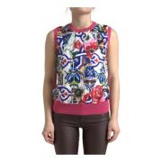 Dolce & Gabbana Sleeveless Tops Multicolor, Dam